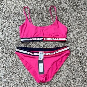 Tommy Hilfiger Vibrant Pink Bikini Set
